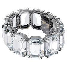 Natürliche oktagon ctrin edelstein und heilsteine einfach online bestellen. Millenia Armband Kristalle Mit Oktagonschliff Weiss Rhodiniert Swarovski Com