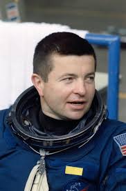 STS-37 Pilot Kenneth D. Cameron during egress training in JSC's WETF Bldg  29