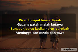 Petani ke sawah menanam padi. Pantun Perpisahan Brainly