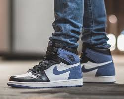 Air Jordan 1 Retro High Og Blue Moon 555088 115