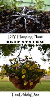 How to plant up a hanging basket to add some instant colour and interest to your collection of containers. Diy Hanging Plant Drip System Patio Automatic Irrigation Sprinkler