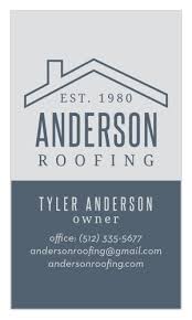Any design can be changed to fit your needs. Roofing Business Cards Match Your Color Style Free