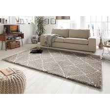 Die hochflor teppiche in unserem mega sb bieten wir in vielen grössen und textilen. Design Hochflor Teppich Hash Beige Creme Teppich Boss