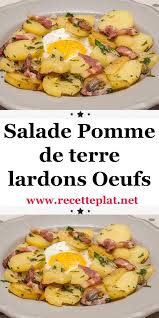 Salade Pomme De Terre Lardons Oeufs En 2020 Recettes De Cuisine Salade Pomme De Terre Recette De Plat