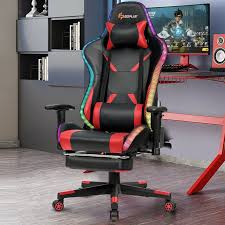 You can move it up and down, left and right, and it can also adjust to the angle of 90″ while in working mode or 180″ in the sleeping mode. Mayfull Massage Racing Gaming Chairchair With Rgb Led Lights Red Reviews Wayfair
