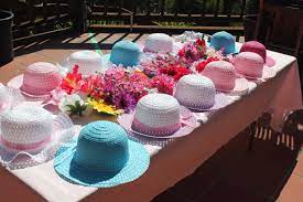 Ready To Decorate Fancy Girl Tea Party Hats Such A Cute Idea For A Little Girls Tea Party Toddler Tea Party Girls Tea Party Girls Tea Party Birthday