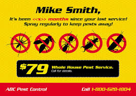 Pointe pest control solution for residential and commercial properties. 16 Brilliant Pest Control Direct Mail Postcard Advertising Examples
