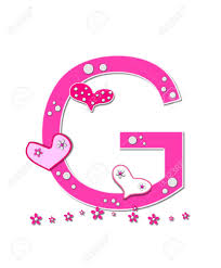 Aesthetic, aquarius, and tag image ⠀𖥻p ♡ 384 hearts . The Letter G In The Alphabet Set Heartfull Is Pink Outlined With White Polka Dots And Hearts Decorate Letter With A Line Of Pink Flowers At The Bottom Stock Photo Picture And