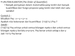 Berikut ini kami kumpulkan beberapa soal tentang kewirausahaan. Kuantor Dan Teori Kuantifikasi Ppt Download