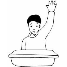 She shows you how to hand color your photos in photoshop. Boy Raising Hand Coloring Page