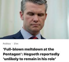 Defense Secretary Pete Hegseth said military leaders should “do the  honorable thing and resign” if they don't like his new approach.