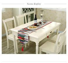 Colorful summer table runner kitchen floral decor quilted | etsy. Colorful Painting Table Runner Ethnic Style Table Runners Modern Jacquard Wedding Decor Dining Table Cloth Chemin De Table Mesa Table Runners Aliexpress