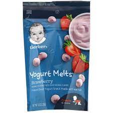 Here, dietitians share the best probiotic yogurts with lactobacillus acidophilus. Gerber Yogurt Melts 8 Months