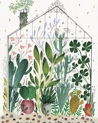 Kristina Kemenikova Kbbf On Instagram Last Monsteramonday Greenhouse Illustration Monsteraillustra In 2020 Plant Illustration Garden Illustration Illustration