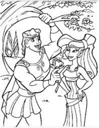 Hercules And Meg Coloring Pages Coloring Pages Coloring Books Disney Coloring Pages