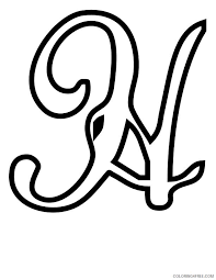 Cursive and script fonts aren't new, but they're a less common choice for many designers. Alphabet Letters To Color And Print Printable Sheets Alphabet Outs Cursive Alphabets 2021 A Coloring4free Coloring4free Com
