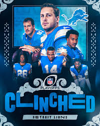 The Lions secure a spot in the #NFLPlayoffs! #EasyToCelebrate