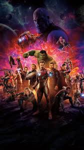 avengers infinity war poster 4k mobile
