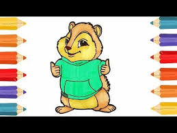 Now draw a backwards number '7' like shape from the left side of alvin's brow. How To Draw Theodore From Alvin And The Chipmunks Step By Step Youtube