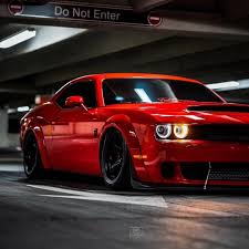 Carlifestyle On Instagram A Bagged Dodge Demon Or Owner Acrgene Carlifestyle Photo By Bastosmark Super Luxury Cars Custom Muscle Cars Dodge