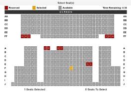 Cineplex Seating Chart