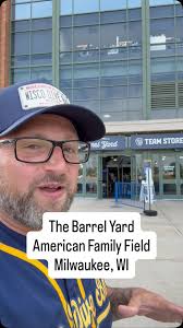 The Barrel Yard at Am Fam Field in Milwaukee, WI #baseball #sports #travel  #wisconsin #wiscodivebars #tavernleagueofwi #visitmilwaukee #meinmke  #mkeandme #visitmke