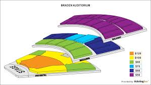 braden auditorium seating chart normal il