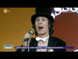 Pagina ufficiale #rinogaetanoday raduno nazionale @rinogaetanoband tributo ufficiale linktr.ee/rinogaetano. Rino Gaetano Con Gianna A Sanremo 40 Anni Fa La Vita In Diretta 29 01 2018 Youtube