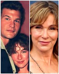 Patrick Swayze supports co-star during filming