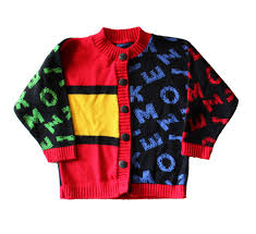 Vintage 80s Abc Alphabet Color Block Sweater Black Primary Colors Kids Size 5 Color Block Sweater Black Sweaters Trending Outfits