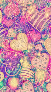 Love Multicoloredhearts Wallpaper Glitter Wallpaper Glitter Phone Wallpaper Cool Backgrounds For Iphone
