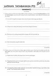 Bm Tatabahasa Pt3 Latihan 01 Sheet Music Education Ana