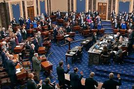 Mardi 15 juin à 21h30, le sénat poursuit l'examen du pjl portant lutte contre le dérèglement climatique et renforcement de la résilience en savoir plus. Grosse Mehrheit Der Republikaner Im Senat Gegen Trump Impeachment Ausland Badische Zeitung