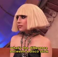 When You Realise The Meaning of Disco Stick