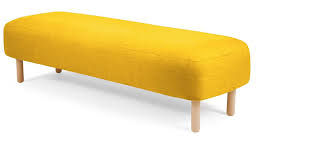 Jonah Un Banc Matelasse Jaune Pissenlit En 2019 Amenagement Decoration Meuble Banc Banquette Et Bancs