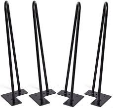 I would need to practice a lot to make good. Amazon Com Hairpin Legs 18 Inch Set Of 4 Diy Furniture Metal Table Legs Perfect For Coffee Table Dining Table Designer Desk Nightstand 3 8 Diameter Satin Black Two Rod Mid Century Modern Style 18