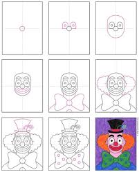 It may take several or more tries but in drawing practice will make you better. How To Draw A Clown Face Art Projects For Kids