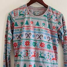 Brooks Tops Brooks Run Jolly Ugly Christmas Sweater Holiday T Poshmark