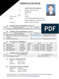Bandung 15 september 1994 address. Cv Pelaut Pdf