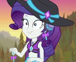 1746198 Animated Belly Button Bikini Bikini Top Clothes Cropped Cute Ear Piercing Eque My Little Pony Rarity My Little Pony Pictures Equestria Girls