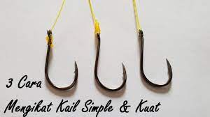 Apabila kita tidak bisa melakukannya dengan baik, ada kemungkinan kita akan kehilangan ikan tangkapan kita di dalam aplikasi ini terdapat 22 macam simpul pancing dan cara mengikat tali pancing beserta langkah dan. 3 Cara Mengikat Kail Pancing Simple Dan Kuat Youtube