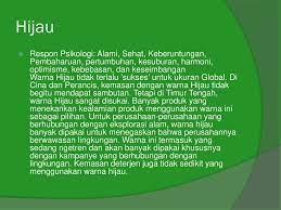 Warna hijau yang paling hidup adalah hijau lime. Arti Warna Dalam Desain Grafis Ppt Download