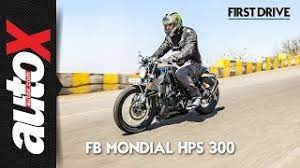Fb Mondial Hps 300 First Ride Review Autox Youtube