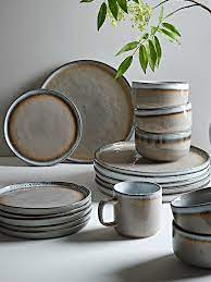 Browse our pottery shop for hand thrown functional pottery plates, mugs, kitchenware, household items and wedding platters. Maja Stoneware Dinnerware Stoneware Dinnerware Stoneware Dishes Ceramic Dinnerware
