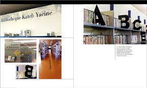 Afficher L Image D Origine Signaletique Bibliotheque Kateb Yacine