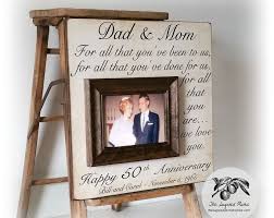 50th Anniversary Gifts For Parents Picture Frame Golden Etsy 50th Anniversary Gifts Anniversary Gifts For Parents 50 Wedding Anniversary Gifts