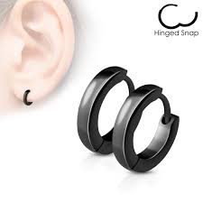 אתה נמצא במקום הנכון עבור piercing homme. Boucle D Oreille Homme Ou Femme Anneau Acier Anodise Noir Pas Cher Aia Piercing Aia Piercing