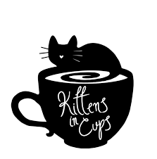 Kittens In Cups Annapolis Cat Cafe By Hailey Taylor Vist Our Kickstarter Cats Cat Catcafe Kickstarter Art Cat Logo Design Cat Logo Cafe Logo Design