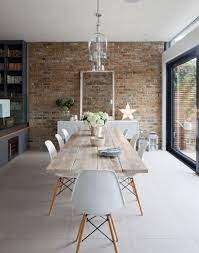 This table is contemporary, yet rustic and perfect for. Top Mid Century Modern Dining Chairs Modern Farmhouse Dining Modern Farmhouse Dining Room Farmhouse Dining Room