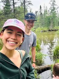 weekend scenes, featuring… bemidji! 🍕 the bog walk, an annual fave 🍕 the  salad pizza at dave's that i dream about 🍕 my new favorite evening  activity of knitting while someone reads